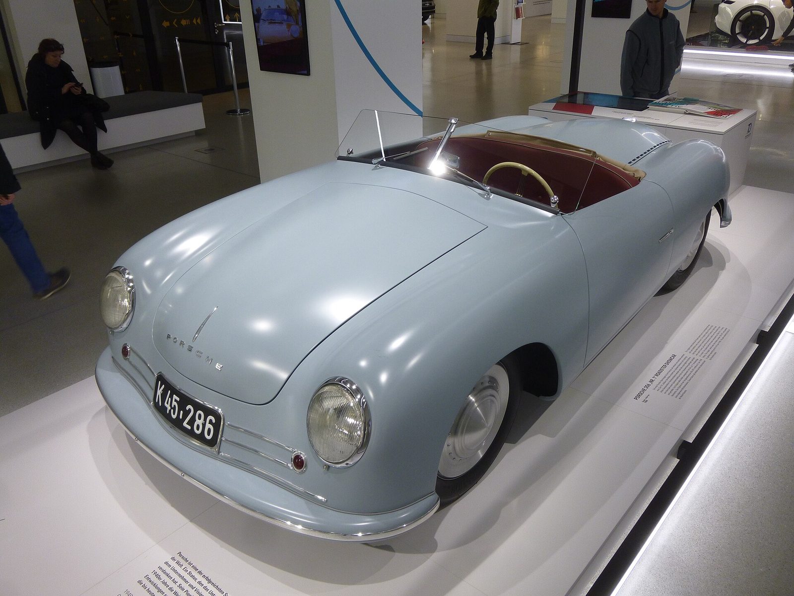 Porsche 356 No. 1 roadster show car, restored to its 1948 condition, registration K 45-286