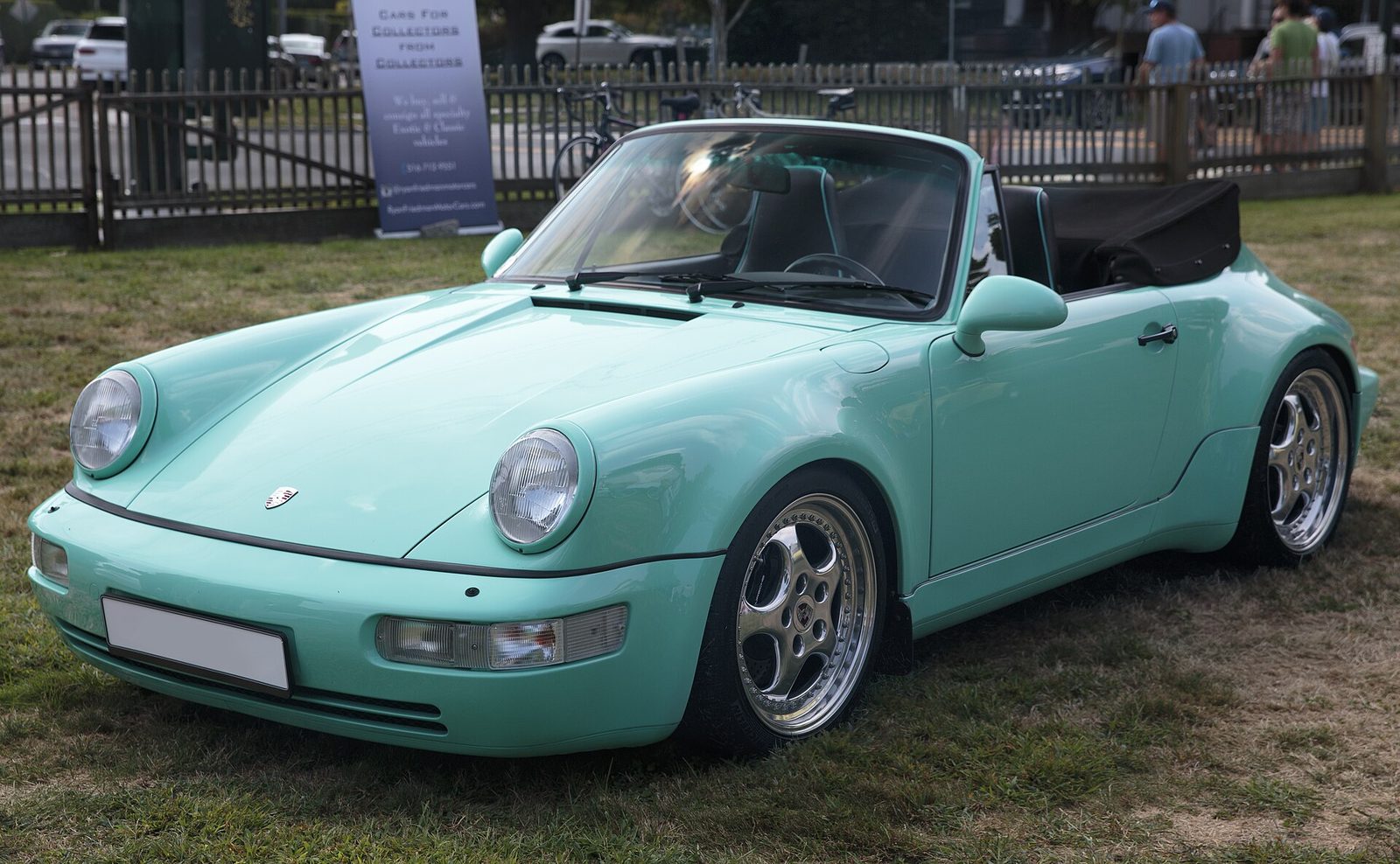 Mint green 1992 Porsche 911 America Roadster