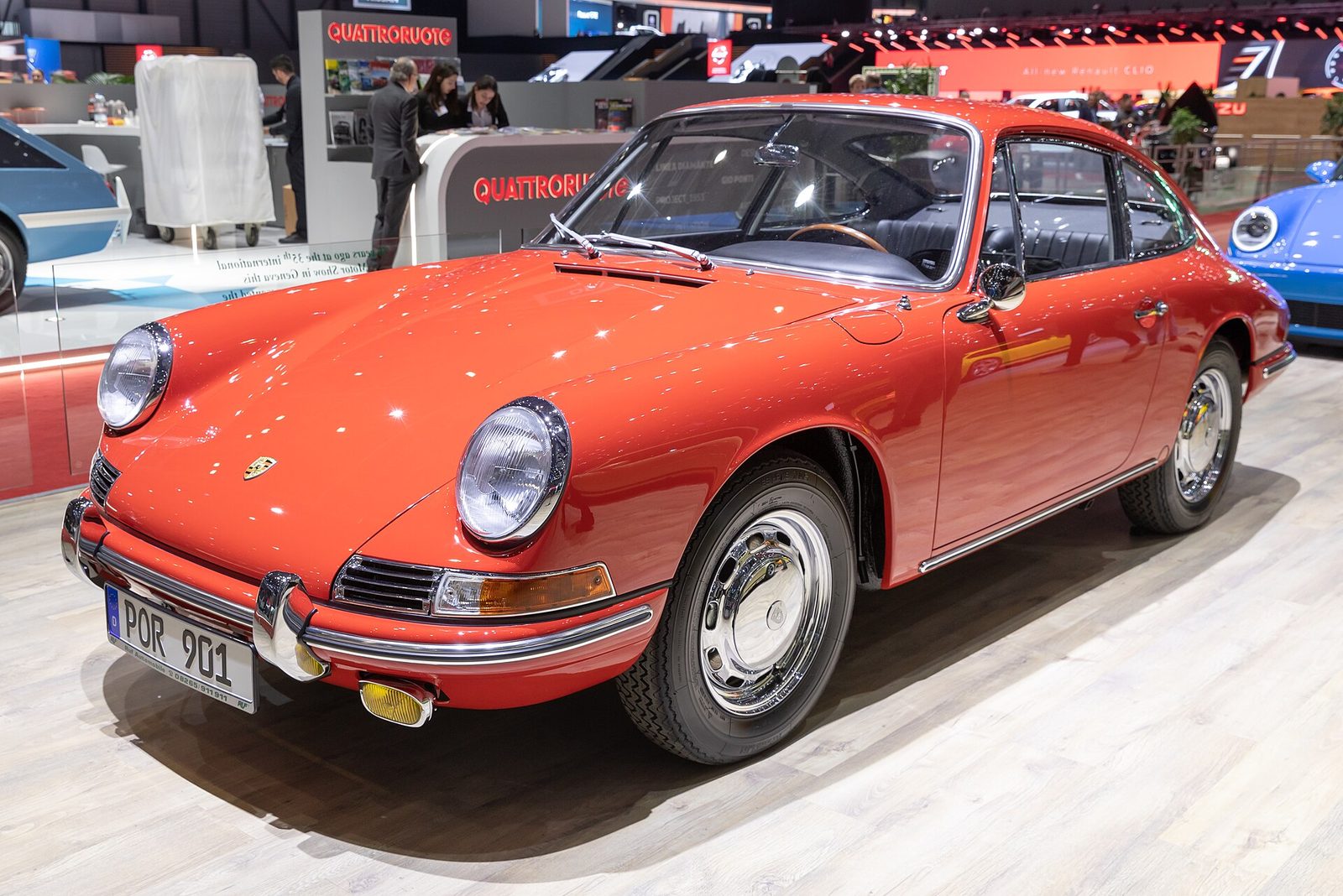 Porsche 901 on display at the Geneva International Motor Show 2019